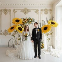 Ростовой цветок из бумаги "Подсолнух"